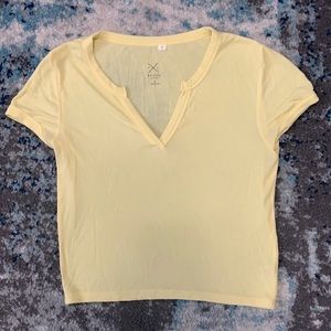 PacSun Crop V neck